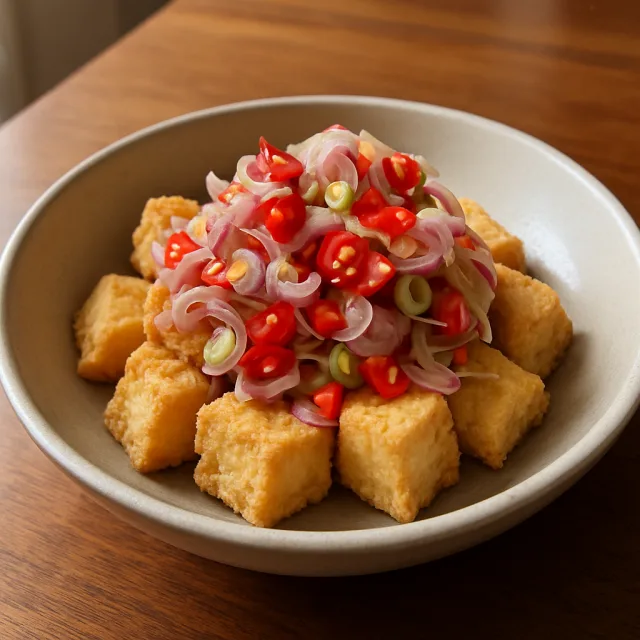 Vaganzap Tahu Crispy Sambal Matah oleh Demian